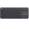 Obrázek k produktu: LOGITECH Wireless Touch Keyboard K400 Plus, černá