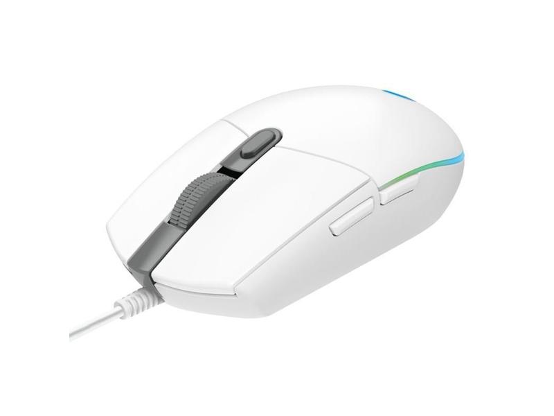 Myš LOGITECH G203 2nd Gen LIGHTSYNC Gaming Mouse, bílá (white)