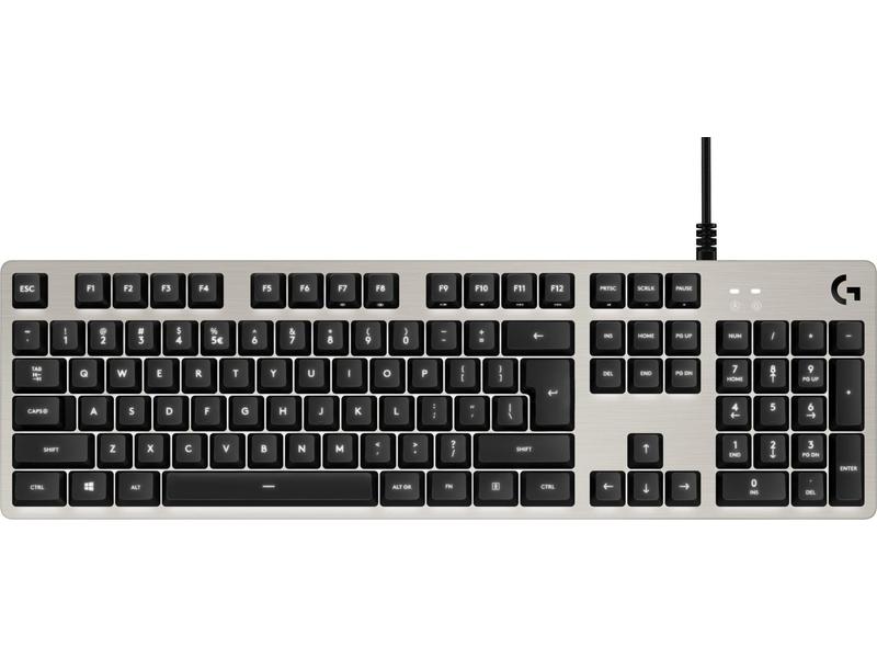 herní klávesnice Logitech G413 Silver, US