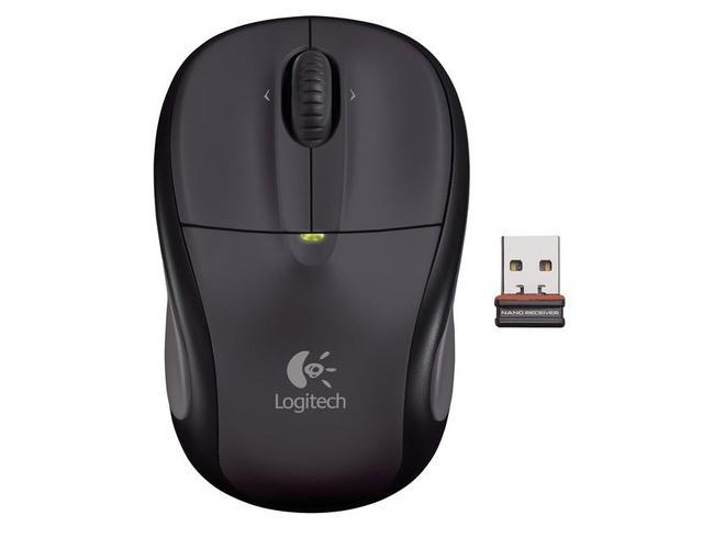 Myš LOGITECH  Wireless Mouse M305, černo-stříbrná (Dark Silver)