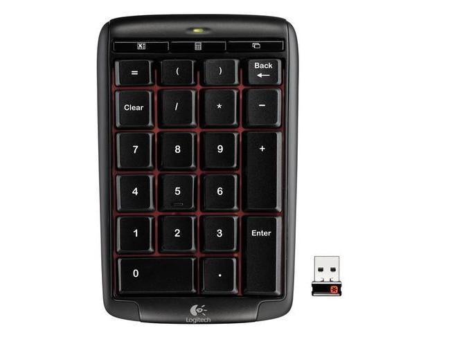 Bezdrátová numerická klávesnice LOGITECH  Number Pad N305