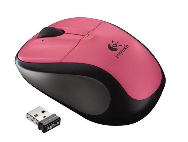 Bezdrátová myš LOGITECH  Wireless Mouse M305, růžová