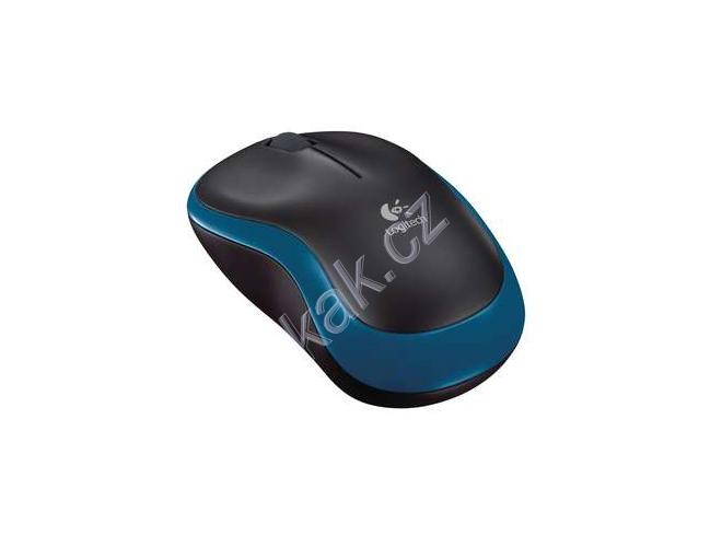 Bezdrátová myš LOGITECH Wireless Mouse M185, modrá (blue) 