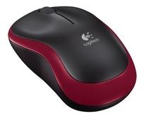 Obrázek k produktu: LOGITECH Wireless Mouse M185, červená (red)
