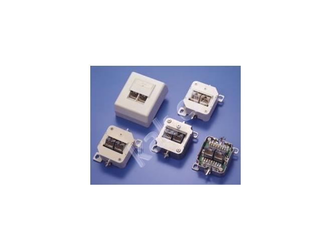 Datová zásuvka LYNX  PXO-22-C5E, bílá (white)