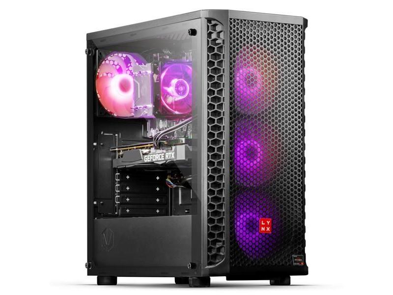 Herní počítač LYNX Challenger Ryzen 7, černý (black)
