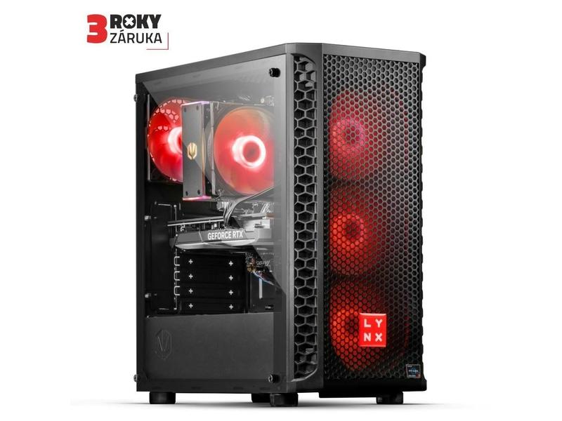 Herní počítač LYNX Challenger Ryzen 5 5600X 32GB 1T SSD NVMe RTX 5060 Ti 16G W11 Home