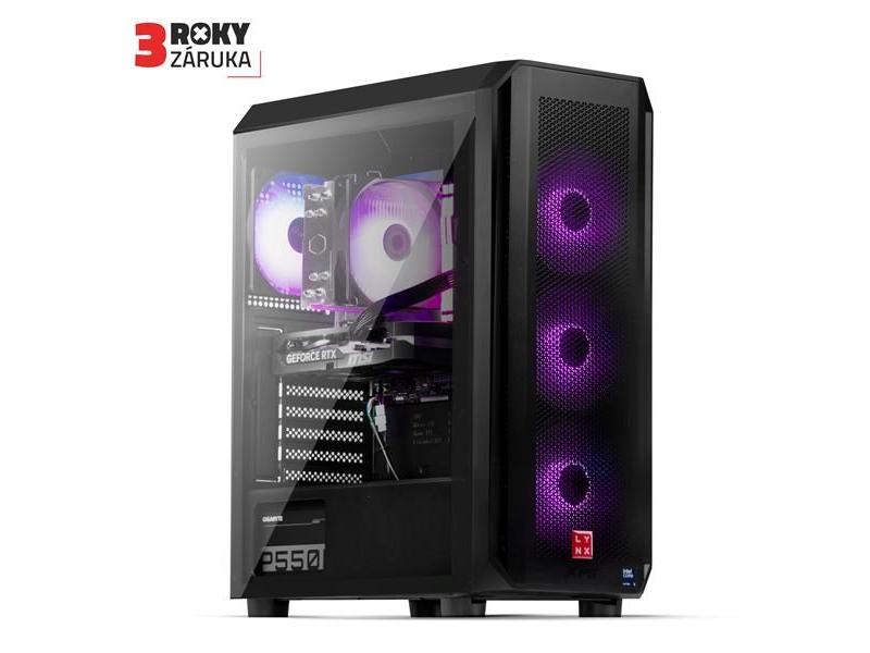 Herní počítač LYNX Challenger Ryzen 5 8400F 16GB 1TB SSD NVMe RTX 5060 8G W11 Home