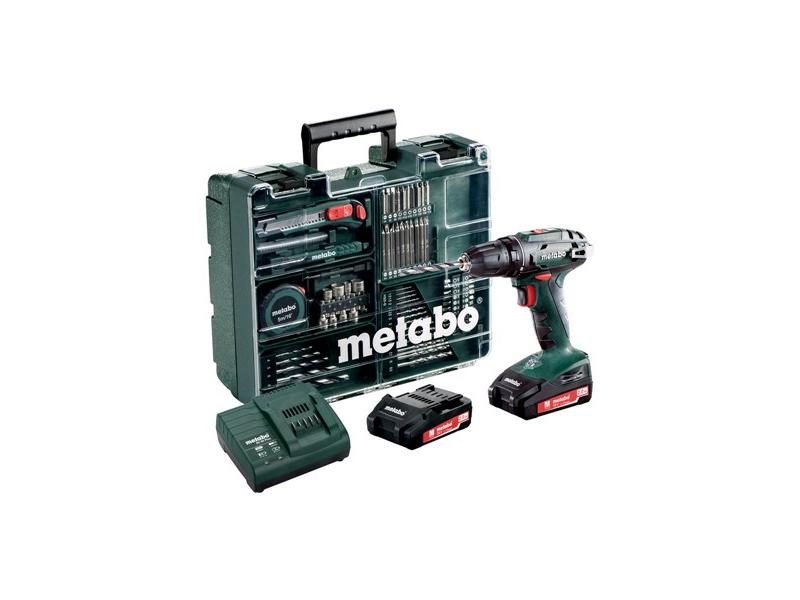 Aku vrtačka Metabo BS 18  MD 2x2,0 Ah