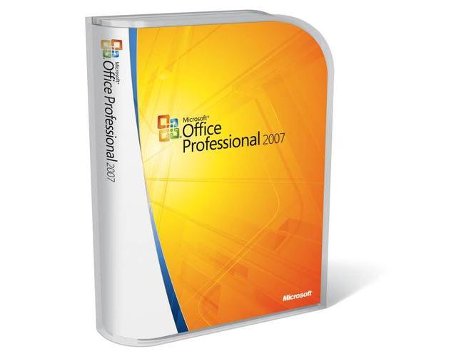 Kancelářský software MICROSOFT  OEM Office Professional 2007 CZ