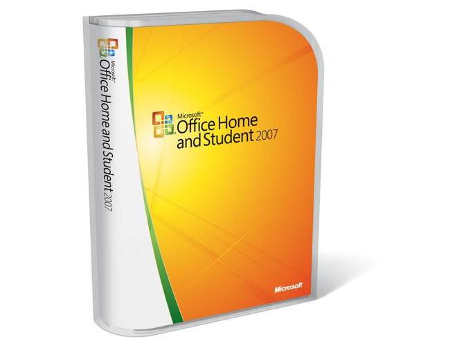 Kancelářský software MICROSOFT  Office Home/Student 2007 CZ