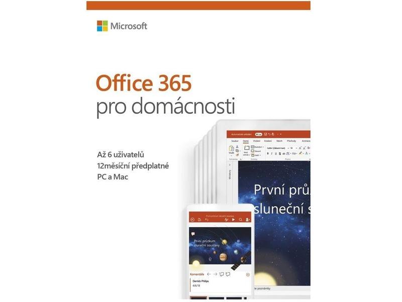 Kancelářský software MICROSOFT Office 365 Home -  pro domácnosti