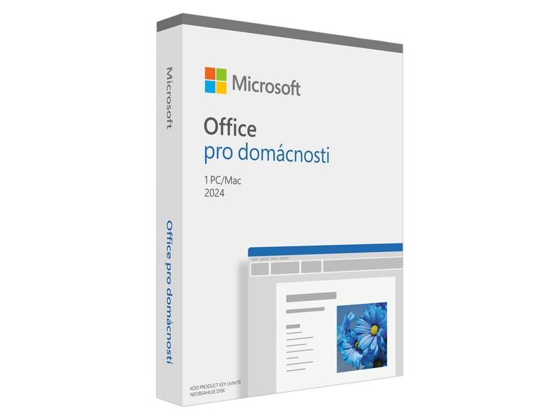 Kancelářský software MICROSOFT Office 2024 pro domácnosti CZ, Krabicová