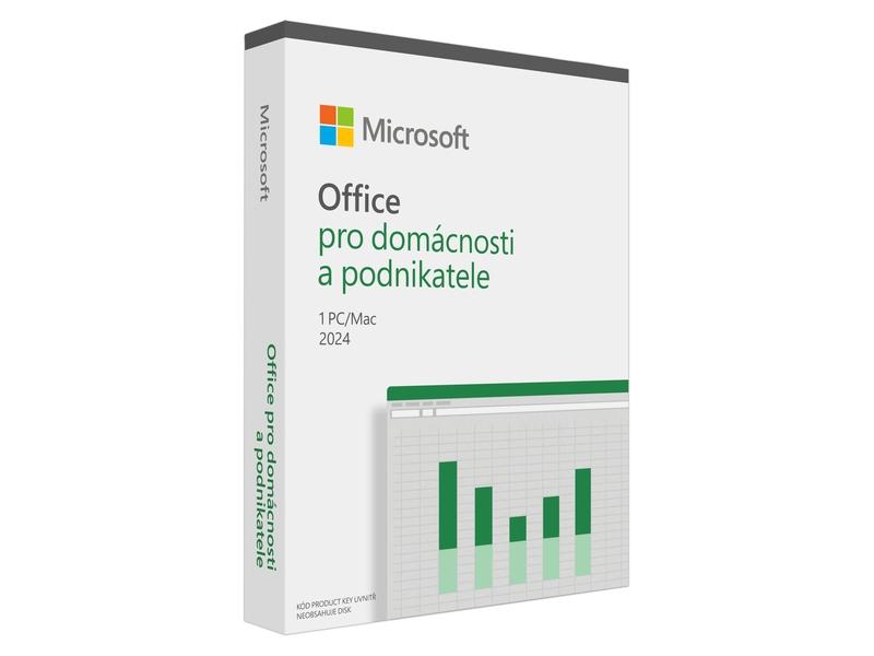 Kancelářský software MICROSOFT Office 2024 pro domácnosti a podnikatele CZ, Krabicová
