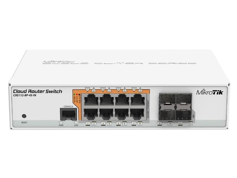 Cloud Router Switch MIKROTIK CRS112-8P-4S-IN