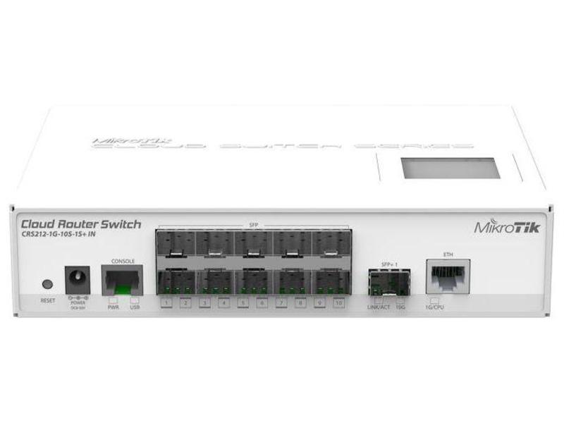 Cloud Router Switch MIKROTIK CRS212-1G-10S-1S+IN