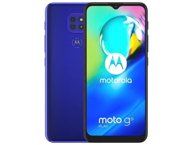 Mobilní telefon MOTOROLA Moto G9 Play, modrý (blue)