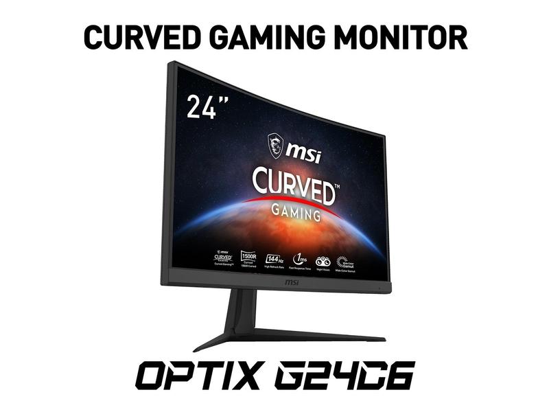 24" LED monitor MSI Optix G24C6