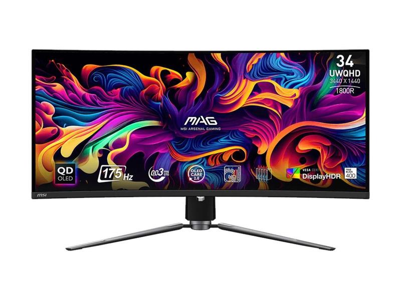 34" OLED monitor MSI MAG 341CQP QD-OLED