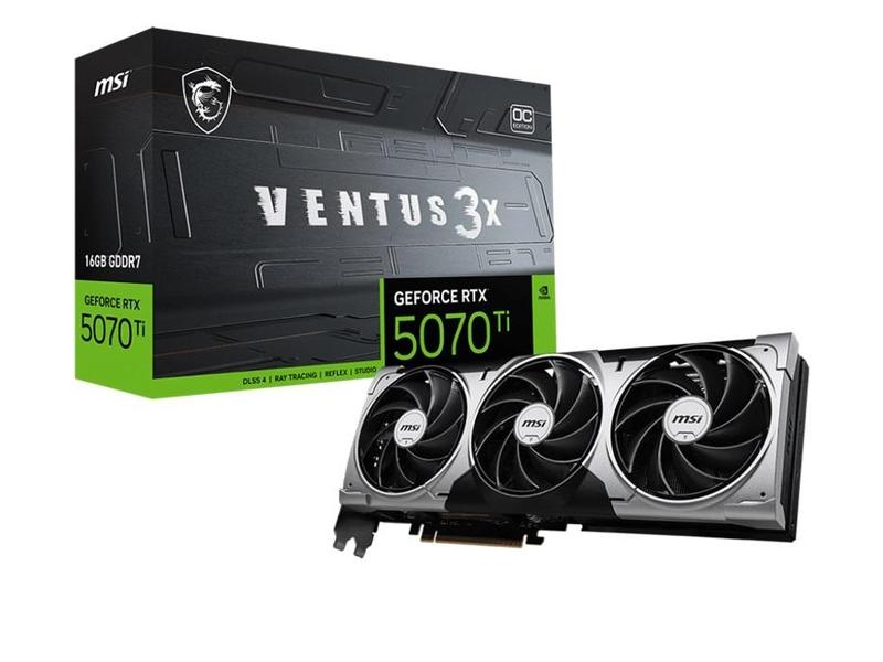 Grafická karta MSI GeForce RTX 5070 Ti VENTUS