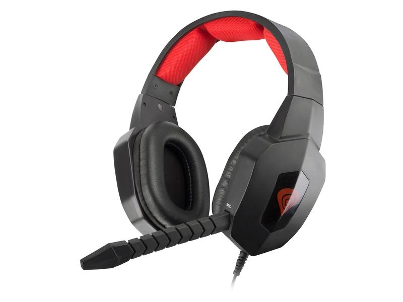 Sluchátka GENESIS Argon 400 (H59), černá/červená (black/red)