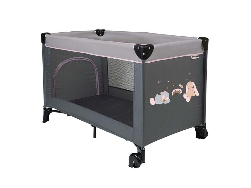 Dětská postýlka NATTOU Postýlka cestovní s kolečky PS