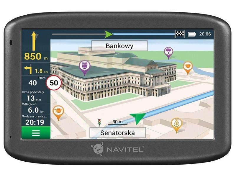 GPS navigace do auta NAVITEL E505 Magnetic + magnetický držák