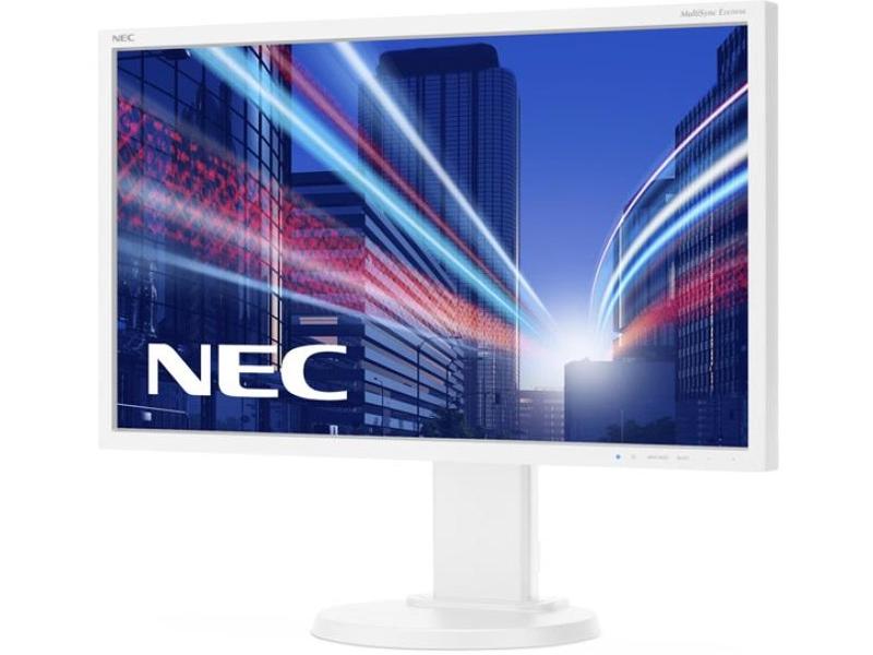 24" LED monitor NEC  E243WMi, bílý (white)