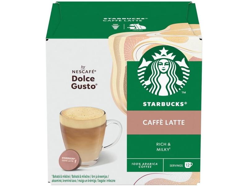 Kávová kapsle NESCAFE DOLCE GUSTO CAFFE LATTE 12KS STARBUCKS