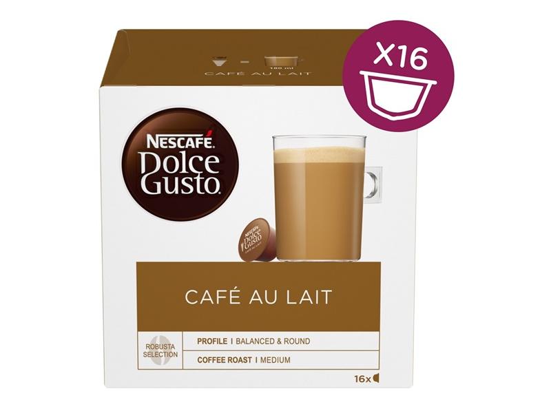 Kávové kapsle NESCAFE Dolce Gusto CAFE AU LAIT 16Cap