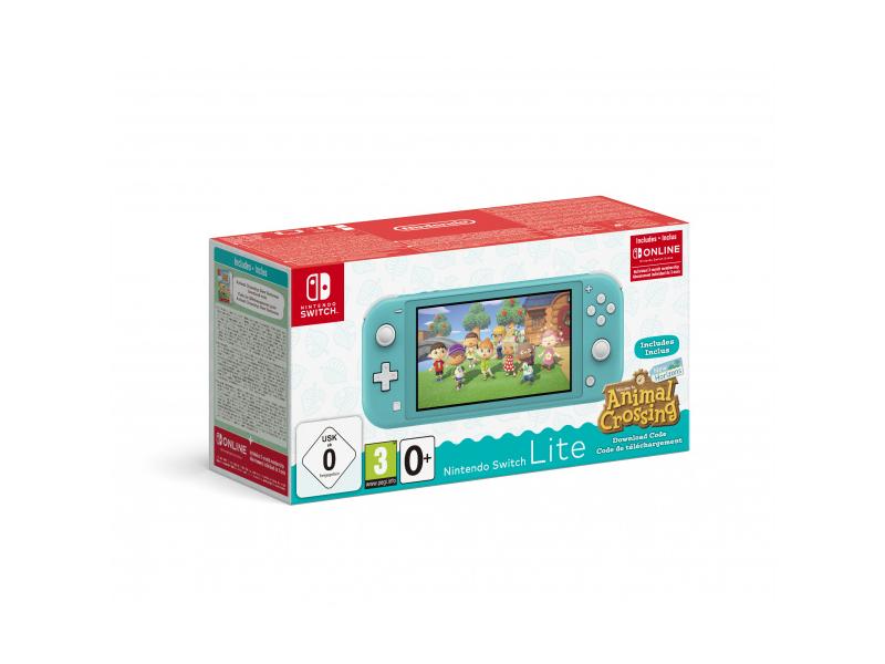 Herní konzole NINTENDO Switch Lite Turquoise + Animal Crossing: New Horizons + NSO 3 měsíce