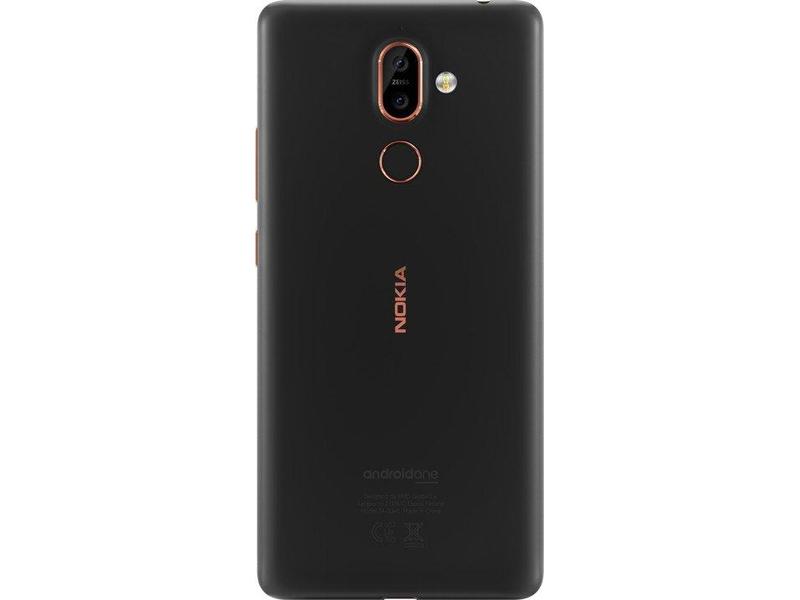 Mobilní telefon NOKIA 7+ Dual SIM, černá/měděná (black/copper)