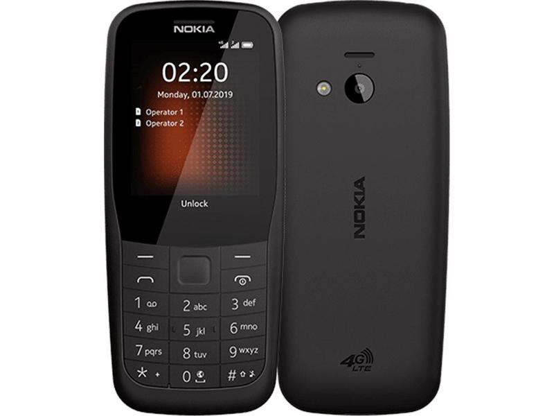 Mobilní telefon NOKIA 220 4G Dual Sim, černý (black)