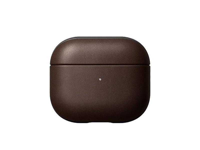 Pouzdro NOMAD Modern Leather Case pro Apple Airpods 3, hnědé