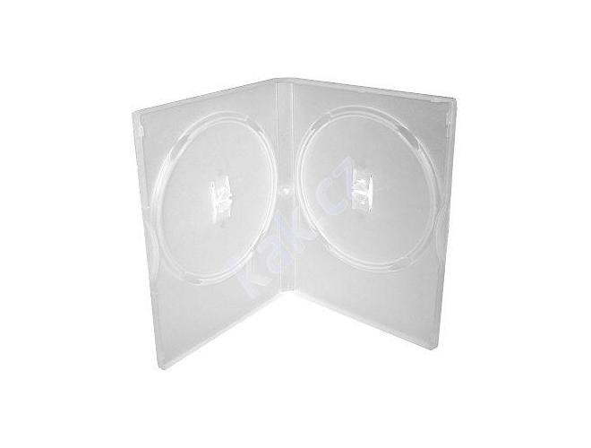  OEM  DVD krabička na 2 ks DVD nebo CD, čirá
