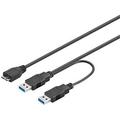 Obrázek k produktu: PREMIUMCORD USB 3.0 napájecí Y kabel