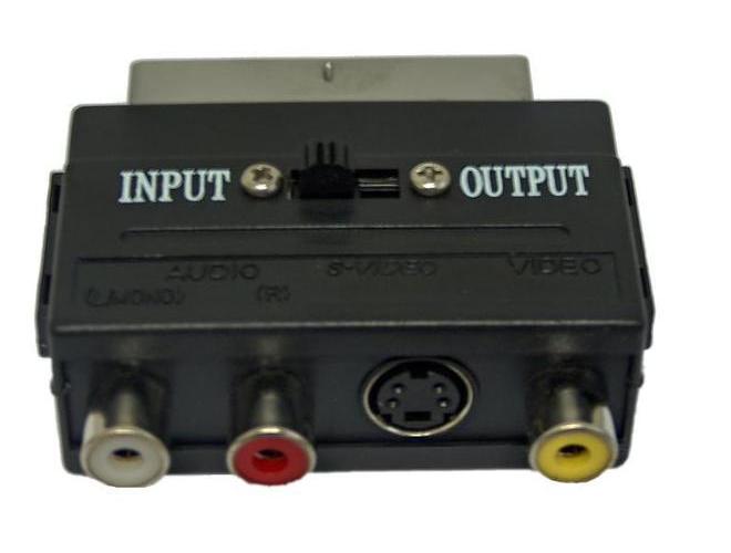  OEM  redukce ze SCART na 3x cinch + S-video