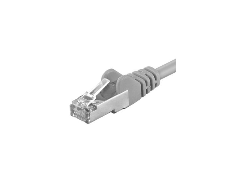 Kabel PREMIUMCORD Patch kabel FTP 3m, šedý (gray)