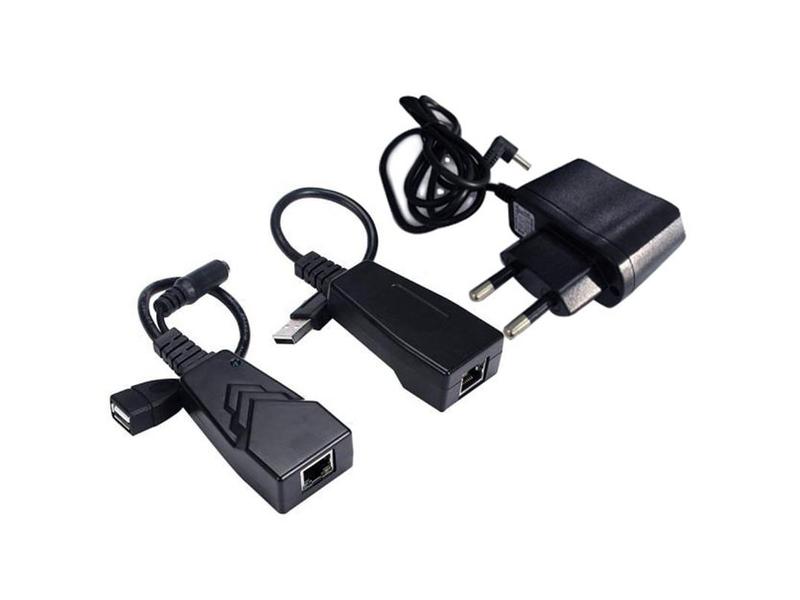 Extender PREMIUMCORD USB 2.0 extender po Cat5/5e/6 do 50m