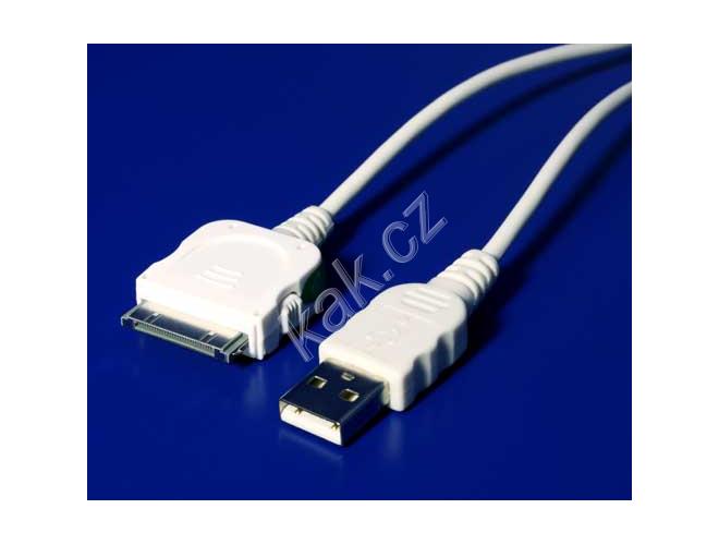 USB kabel pro OEM  USB kabel pro Apple IPOD/IPHONE, bílý, bílé (white)