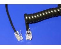 Obrázek k produktu: OEM Telefonní kabel (kroucený), černý (black)