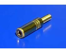 Obrázek k produktu: OEM Konektor stereo jack 3,5(F) na kabel, zlacený