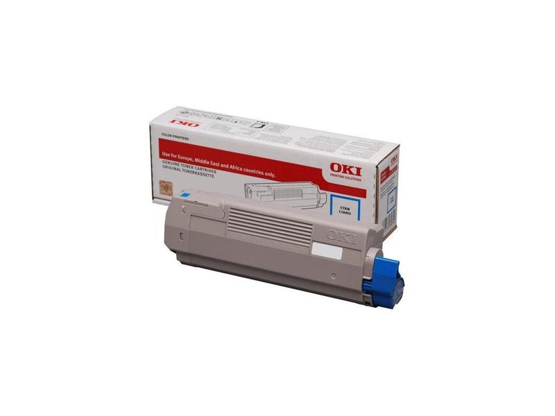 Toner OKI 46490607, azurový (cyan), 6.000 stran