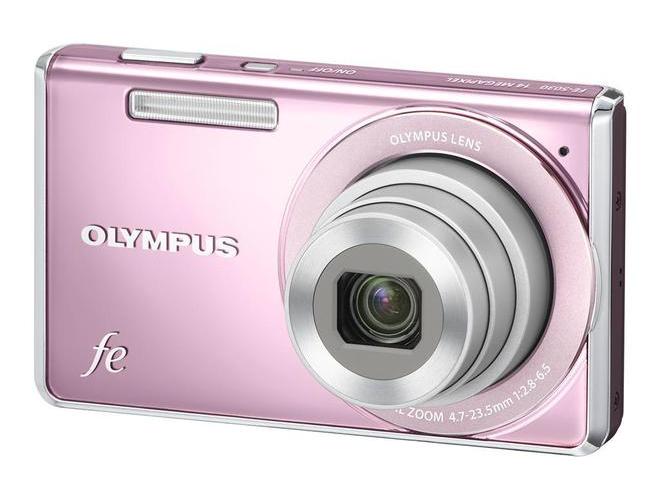 Digitální fotoaparát OLYMPUS  FE-5030 + ZDARMA TAŠKA LOWEPRO, růžový (pink)