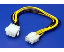 Obrázek k produktu: OEM P4 (8pinů) napájecí prodlužovací kabel 20cm
