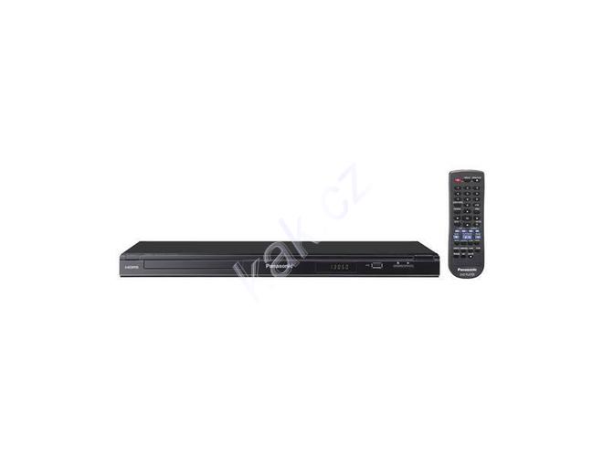 DVD přehrávač PANASONIC  DVD-S68EP-K, černý (black)