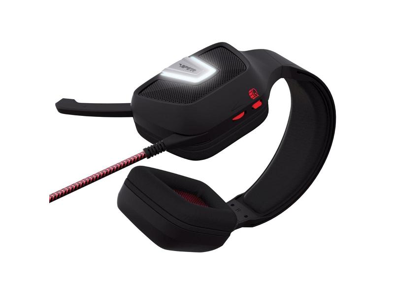 Sluchátka PATRIOT Viper V370 Virtual 7.1 RGB Headset, černá-červená