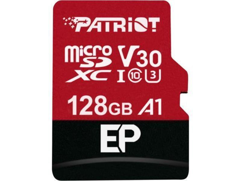 Paměťová karta PATRIOT microSDXC 128GB Patriot V30 A1 + adapter