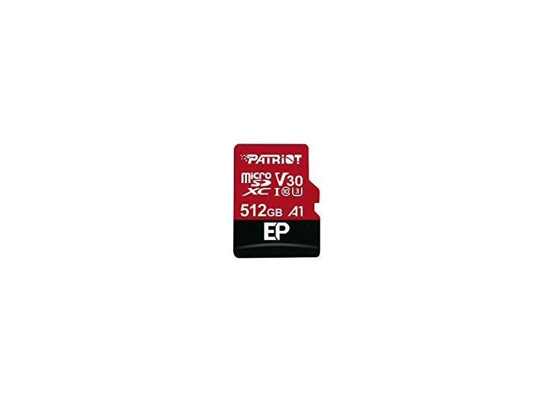 Paměťová karta PATRIOT microSDXC 512GB Patriot V30 A1 + adapter