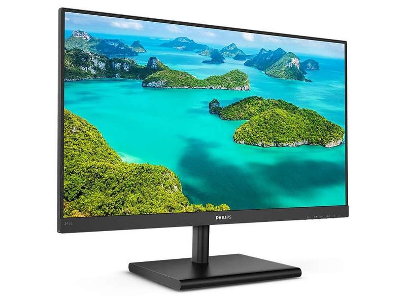 24" LED monitor PHILIPS 245E1S, černý (black)
